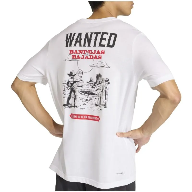 Adidas Queria Camiseta Branca Estampada