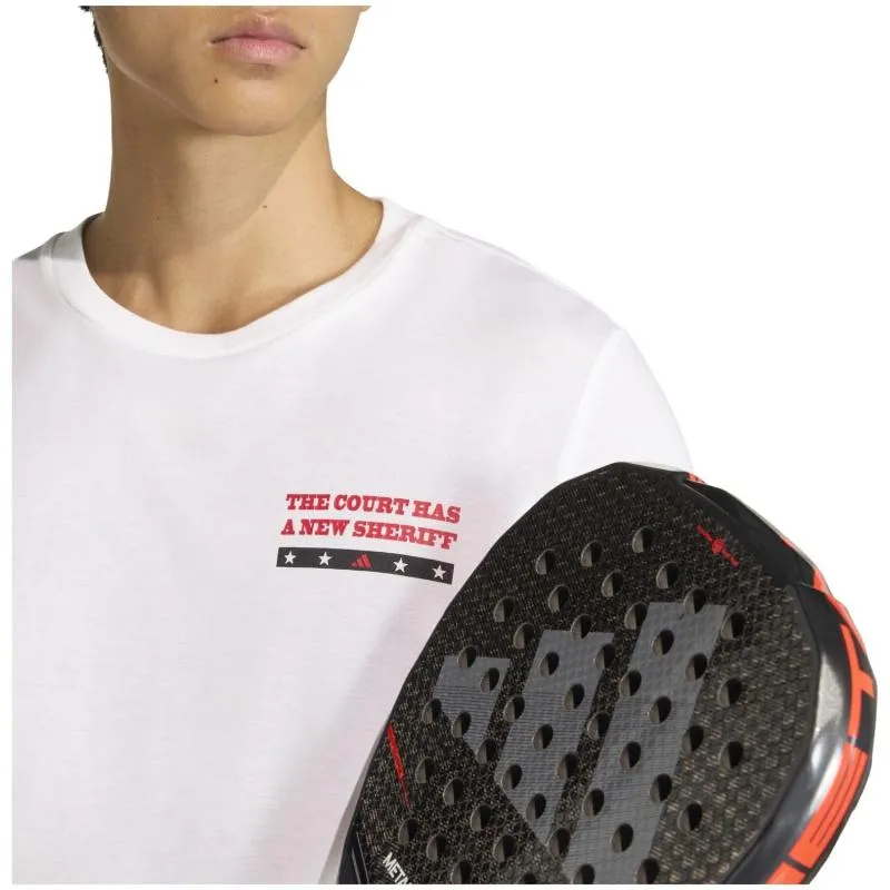 Adidas Queria Camiseta Branca Estampada