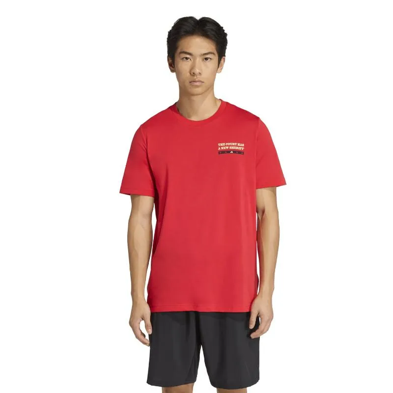 Adidas Wanted Graphic Red T-Shirt