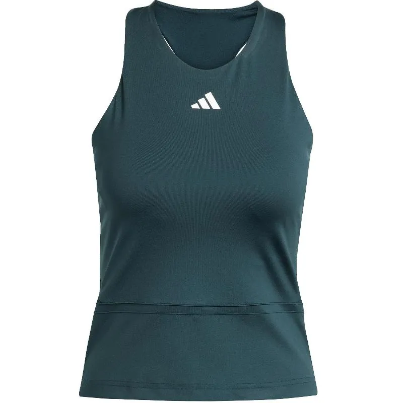 Camiseta Midi Adidas Y-Tank Verde Aurora para Mulheres
