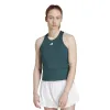 Camiseta Midi Adidas Y-Tank Verde Aurora para Mulheres