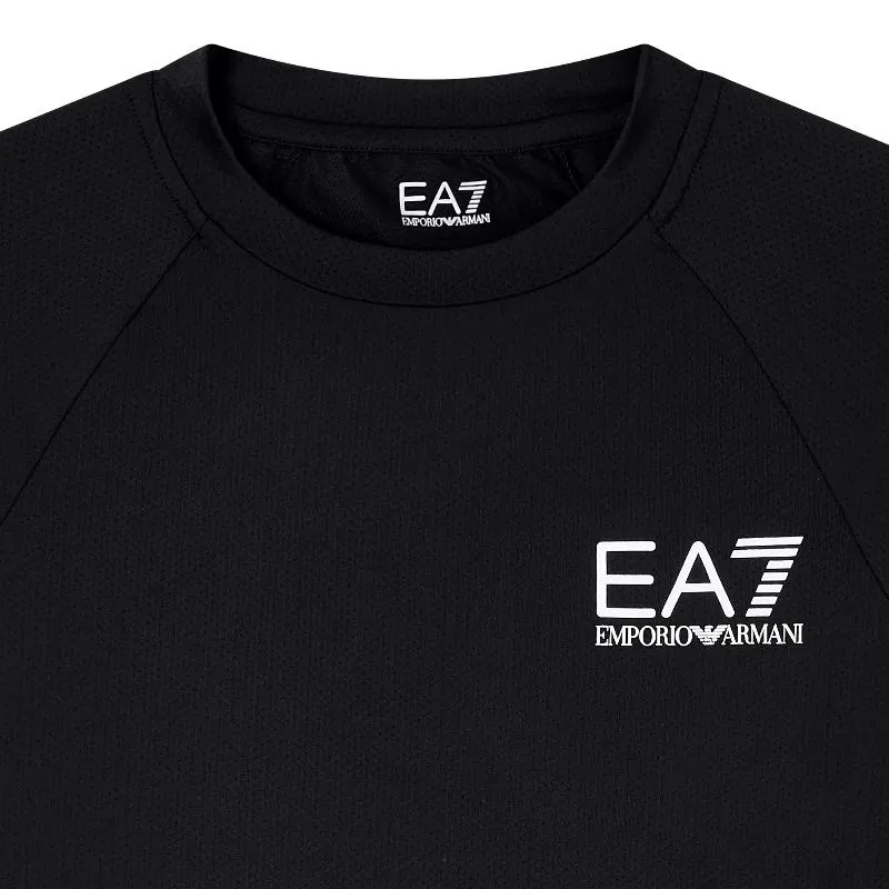 Armani EA7 Ventus 7 Schwarzes Damen-T-Shirt