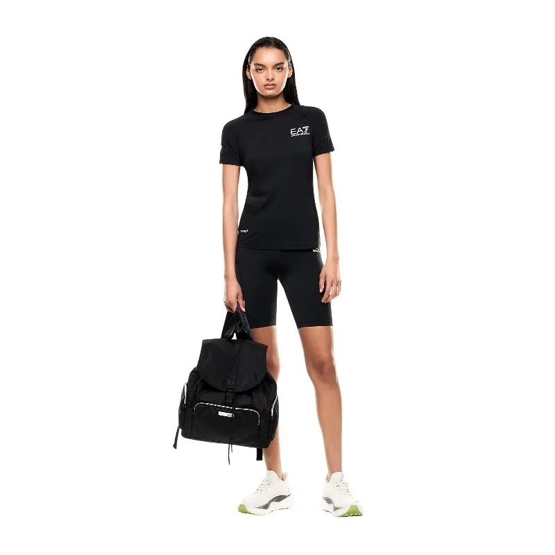 Armani EA7 Ventus 7 Schwarzes Damen-T-Shirt