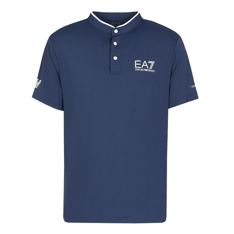 Armani EA7 Ventus 7 Slim Fit Navy Blue T-Shirt