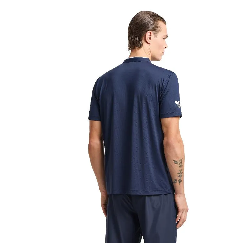 Armani EA7 Ventus 7 Slim Fit Navy Blue T-Shirt