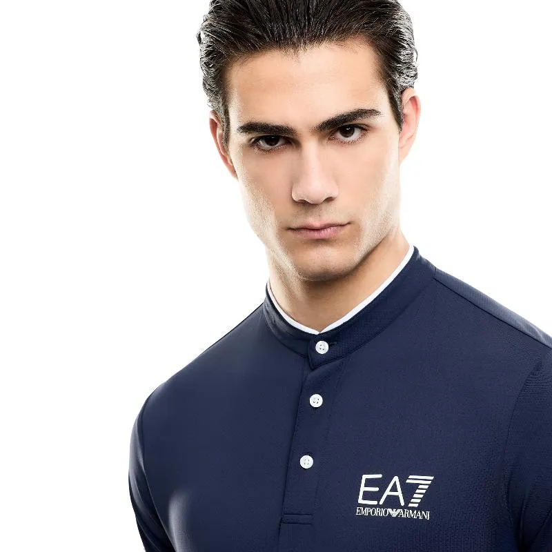Armani EA7 Ventus 7 Slim Fit Navy Blue T-Shirt
