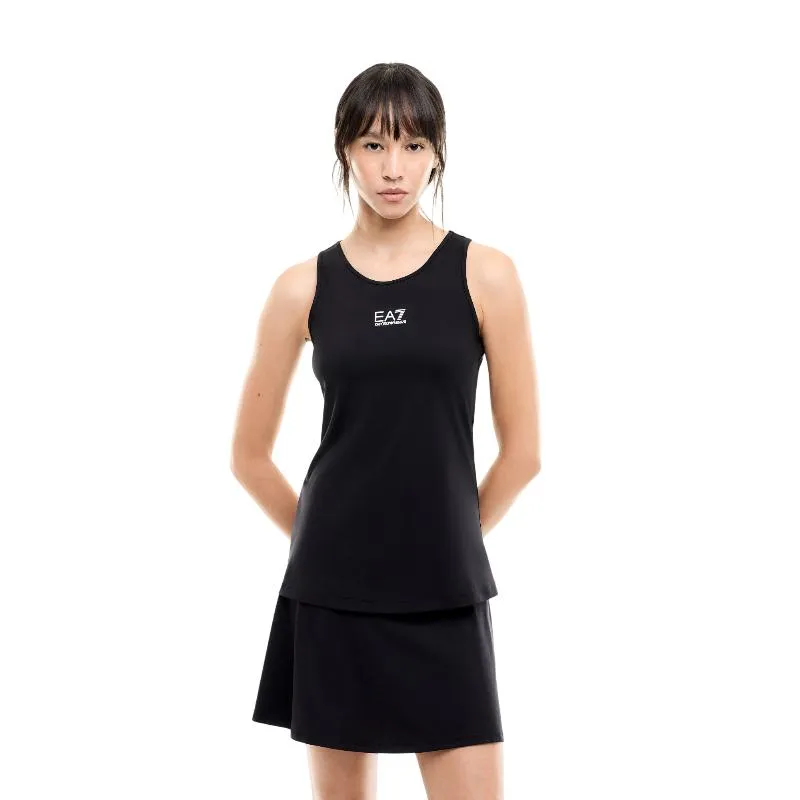 Armani EA7 Ventus 7 Tennis Pro T-shirt Nera da Donna