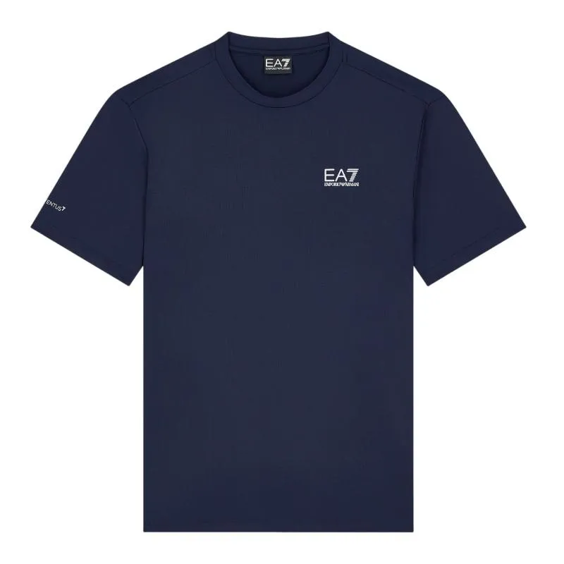 Camiseta Armani EA7 Ventus 7 Tennis Pro Regular Azul Armani