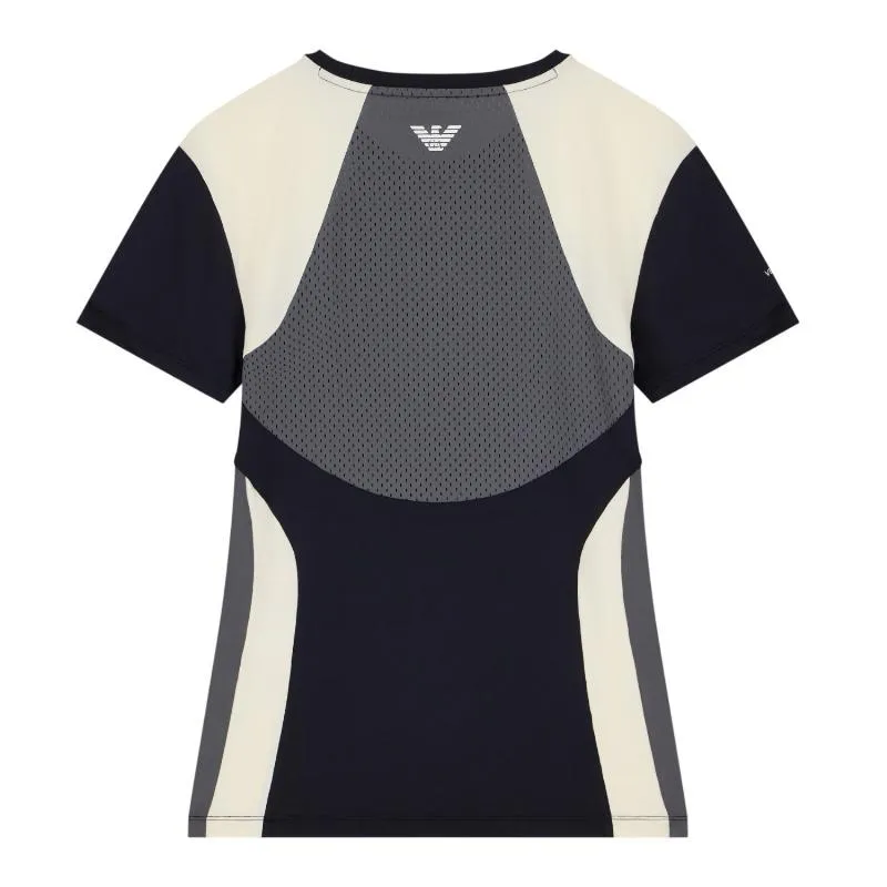 Camiseta Armani EA7 Ventus 7 Tennis Pro Stretch Negro Mujer