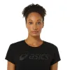 T-shirt Asics Big Logo Tee Mulheres Negras