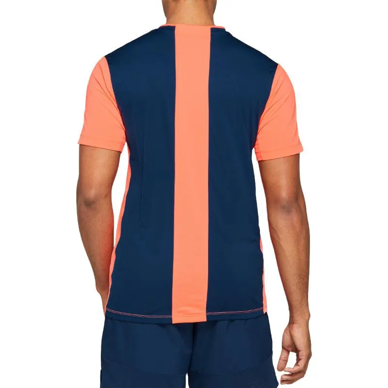 Camiseta Asics Club Navy Coral
