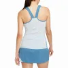 Camiseta Asics Club Turquoise para Mulheres