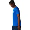 T-shirt Asics Core Logo Grande Azul Blanco