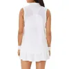 Camiseta branca feminina da Asics Court