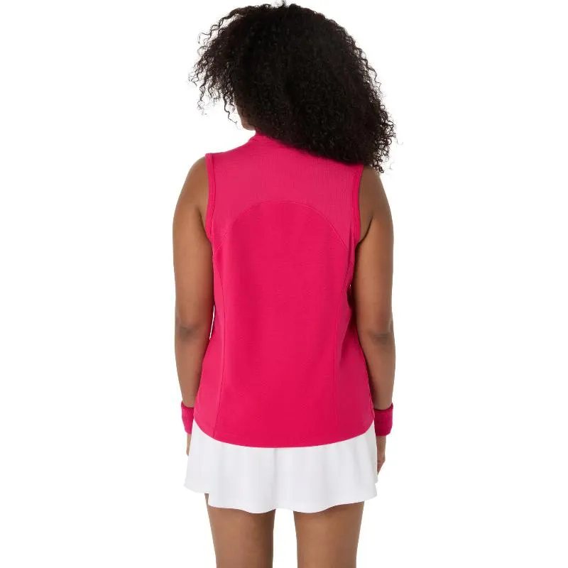 Camiseta Asics Court Bright Pink para Mulheres