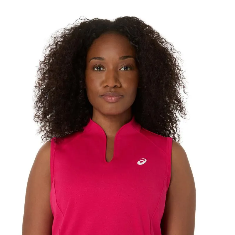 Camiseta Asics Court Bright Pink para Mulheres