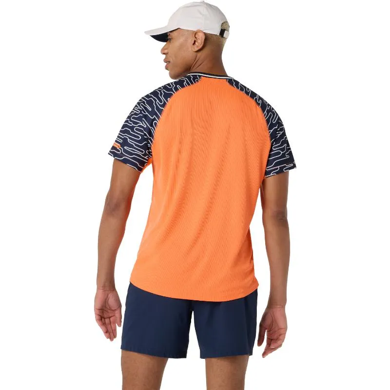 Asics Court SS Top Orange T-Shirt