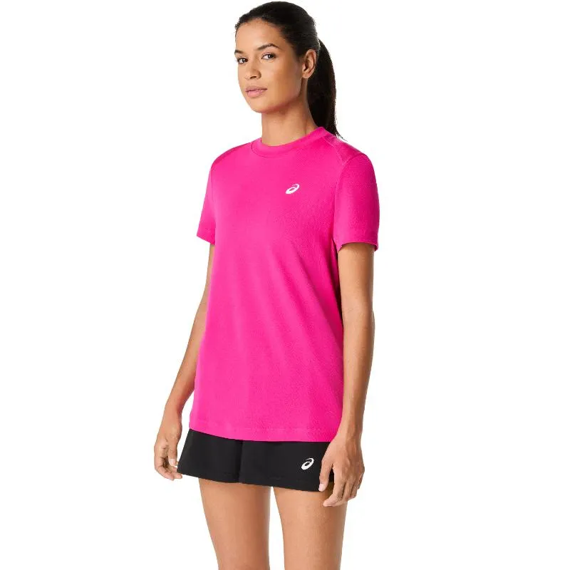 Asics Court SS Top Pink Damen-T-Shirt