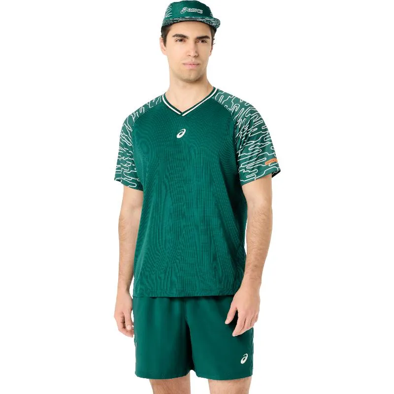 Asics Court SS Top Dark Green T-Shirt