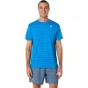 Camiseta Asics Court Listras SS Azul