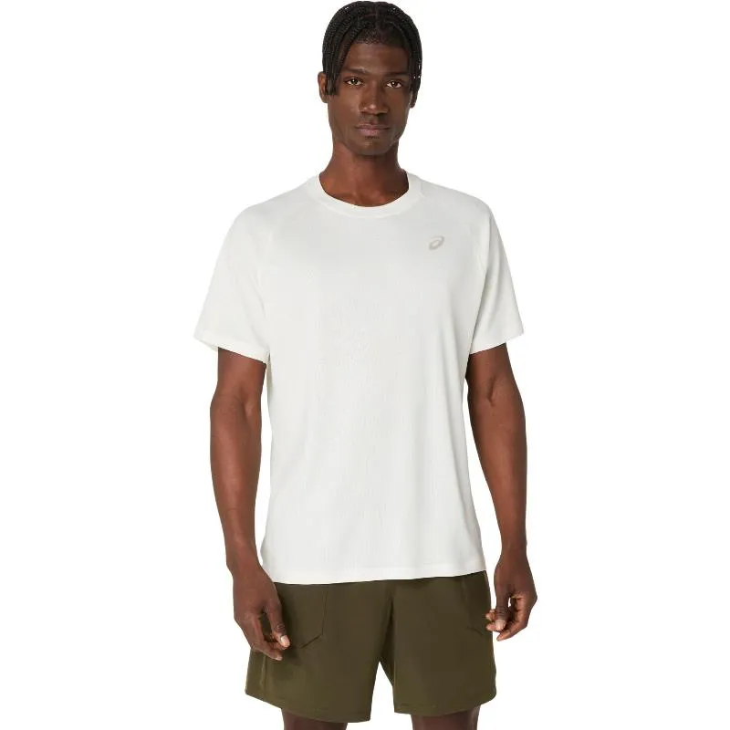 Camiseta Asics Game All Over Print SS Top Crema