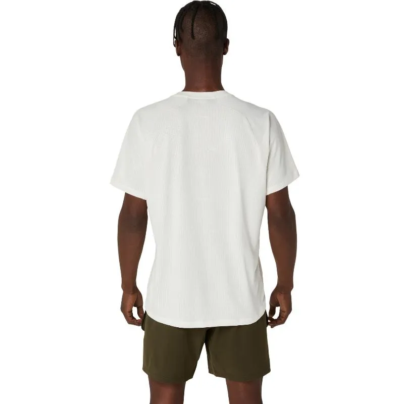 Camiseta Asics Game All Over Print SS Top Crema