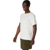 Camiseta Asics Game All Over Print SS Top Crema