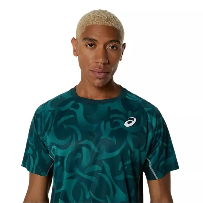 Camiseta Asics Game SS Top Green Saxon