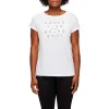 Camiseta Asics Graphic Glossy White para Mulheres