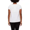 Camiseta Asics Graphic Glossy White para Mulheres