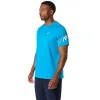 Camiseta Asics Icon SS Blu Branco Creme
