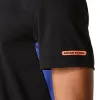 Camiseta Asics Padel Court SS Top Preto Azul Cobalto