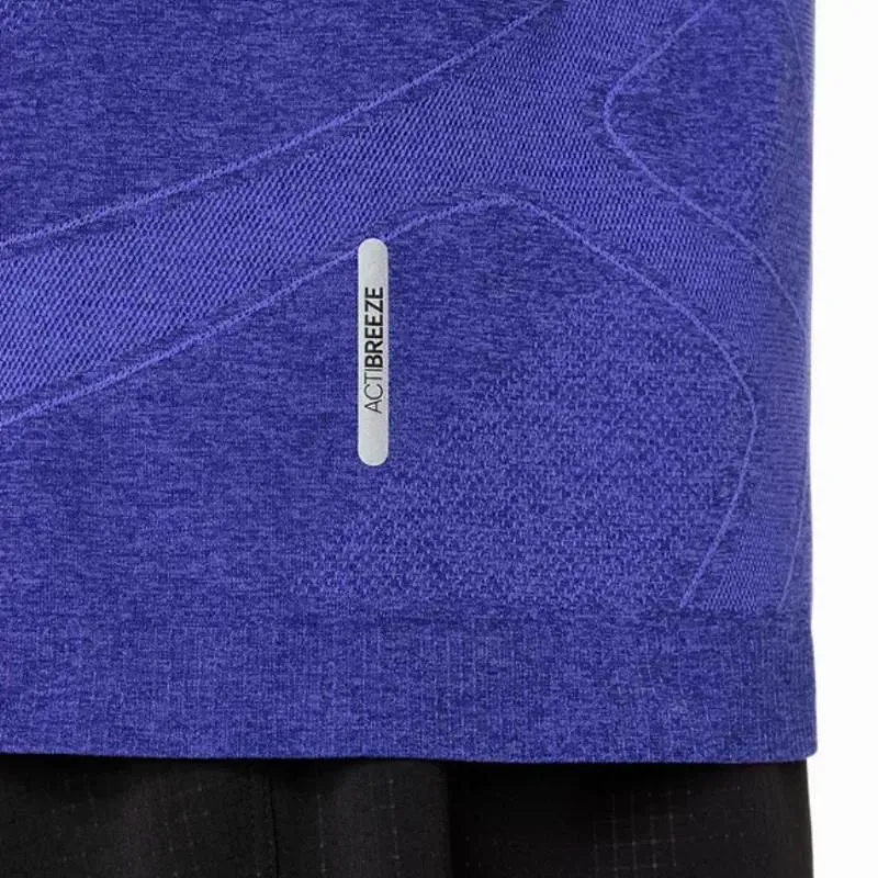 Camiseta Asics Road Sem Costuras SS Top Purpura