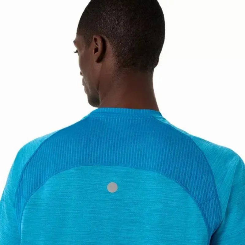 Camiseta Azul Egeu da Asics Road SS Top