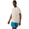 Camiseta Top Creme Asics Road SS