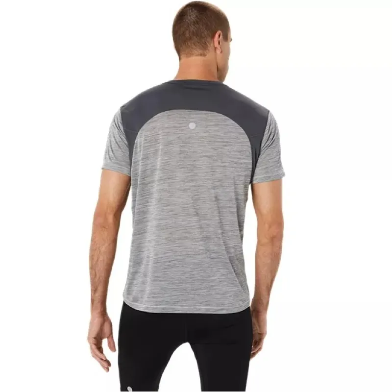 Camiseta Asics Road SS Top Cinza