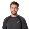 Camiseta preta Asics Road Road SS