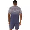 Camiseta Asics Seamless SS Top Lavanda Cinza Azul Índigo