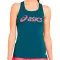 Camiseta Asics Silver Tank Verde Mujer