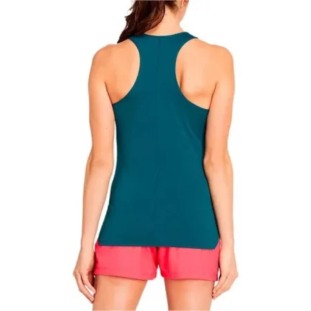 Camiseta Asics Silver Tank Verde Mujer