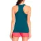 Camiseta Asics Silver Tank Verde Mujer