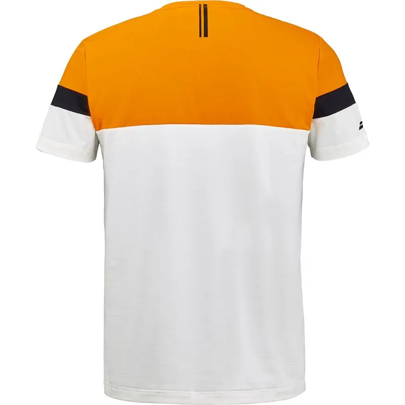 Babolat Crew Neck Cream Orange T-Shirt