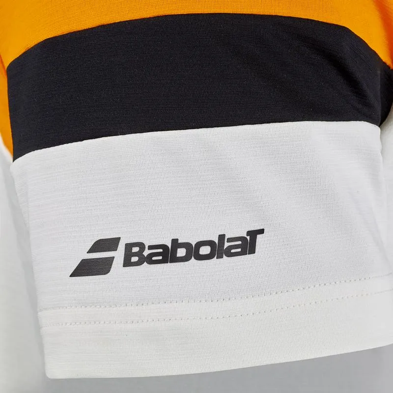 Babolat Crew Neck Cream Orange T-Shirt