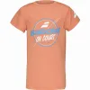 Camiseta Babolat Exercício Gráfico Naranja Junior