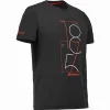 Camiseta Babolat Exercício Gráfico Negro