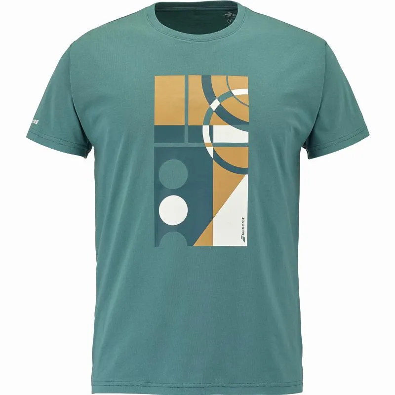 Mensagem do Exercício Camiseta Babolat Verde Intenso