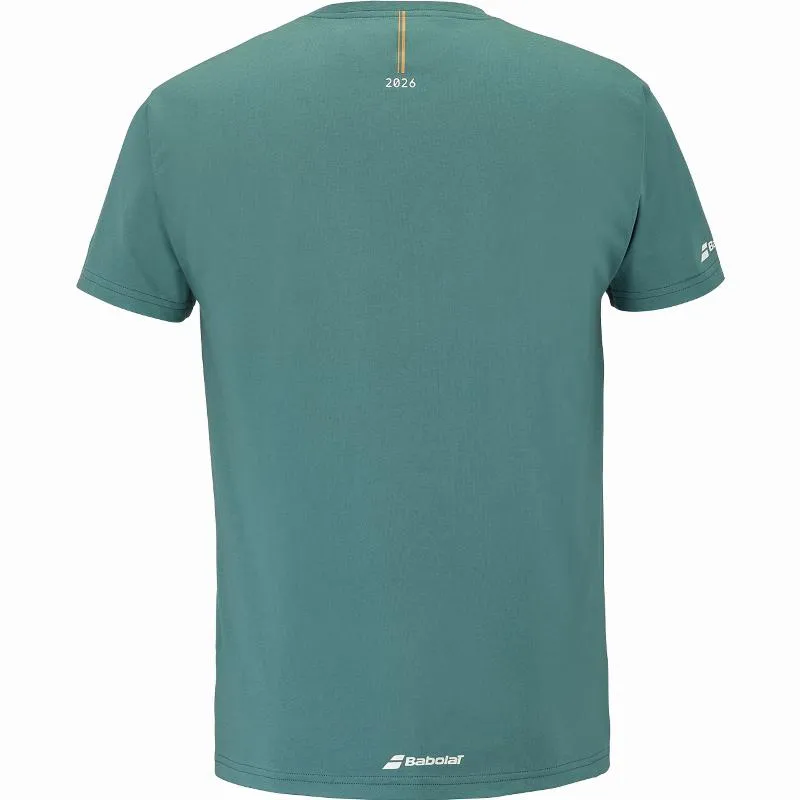 Mensagem do Exercício Camiseta Babolat Verde Intenso