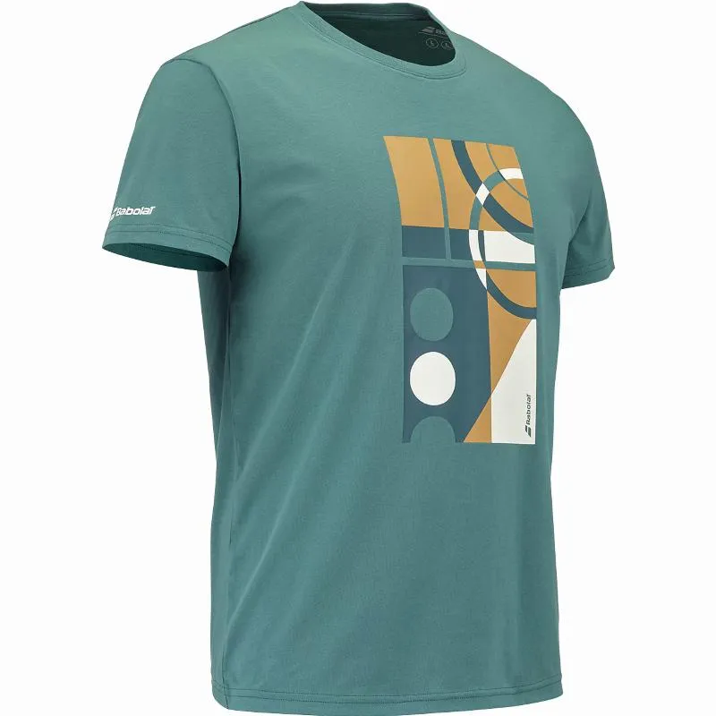 Mensagem do Exercício Camiseta Babolat Verde Intenso
