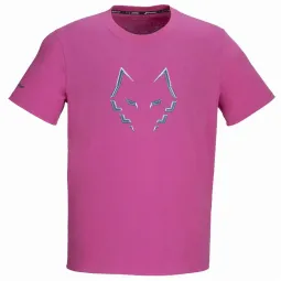 Camiseta Babolat Juan Lebron Framboesa de Algodão