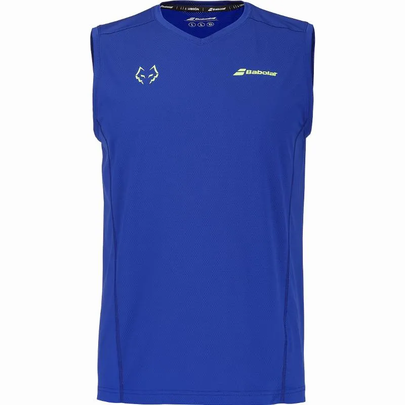 Camiseta Babolat Juan Lebron Azul Profundidades